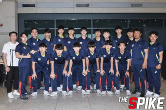 [포토화보] U18 남자배구 국가대표팀 귀국현장 화보