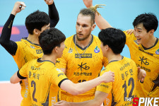 [포토화보] KB손해보험, 세트스코어 3-1로 삼성화재에 승리