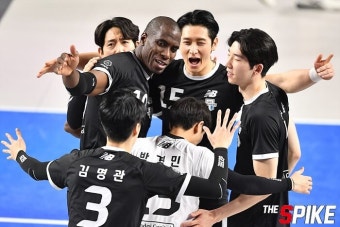 [화보] 현대캐피탈, 세트스코어 3-1로 한국전력에 승리하며 챔프전 진출