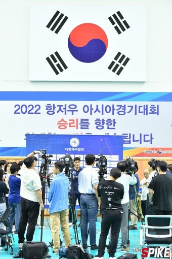 [화보] 남자배구대표팀 미디어데이 & 공개훈련