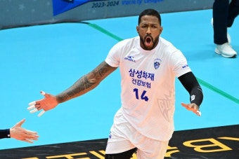 삼성화재 요스바니-정관장 메가 1라운드 MVP 선정