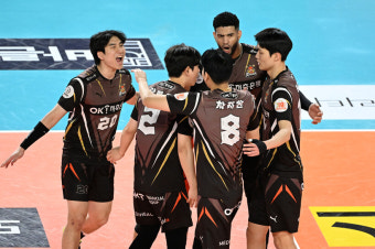 화력 맞대결에서 판정승 거둔 레오, OK금융그룹 단숨에 5위→3위로 수직상승 [스파이크노트]