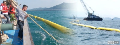 삼성물산, 강릉 안인화력발전소 오탁방지막도 부실... 강릉시·산자부, 책임 회피만 급급
