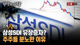 [경제인이슈] 개미들 충격... '삼성SDI 유상증자', 실적 회복 언제?