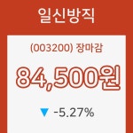 일신방직 장종주가 등락폭 -5.27% 이목 끌며 장 종료
