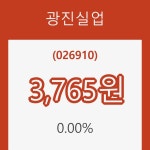 (국내주식)13일 광진실업주가 변화에 주목, 전일대비 0.00% 변화