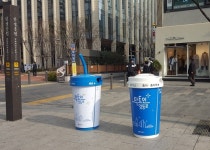 영등포구, 지하철역 앞 대형 분리수거함 설치