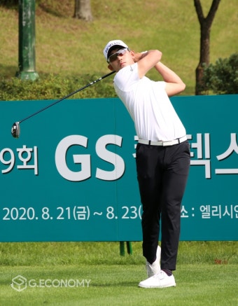 [포토] 김비오, 11개월 만에 국내 대회에 출전 - 제39회 GS칼텍스 매경오픈 공식연습일