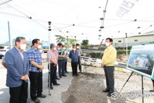 남원시, 이환주 남원시장... 남원동부노인복지관 신축현장 점검