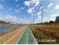 대구시, 금호강변 야간 산책로 가로등 설치