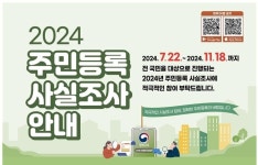 무안군, 현경면, 2024년 주민등록 사실조사 실시