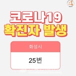 (속보)경기 화성시청, #25 코로나19 확진자 발생...기안동 풍성신미주APT 50대 남성 미국입국자
