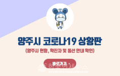 [1보]양주시청, 관외 코로나19 확진자 발생...50대 남성 덕정동