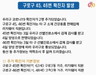 [속보]구로구청, #45 #46 코로나19 확진자 2명 추가...구로3동 고척2동-다단계 리치웨이 직원