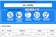 [속보]은평구청 #67 확진자 - 진관동 거주 - 타구 확진자 접촉 등    
