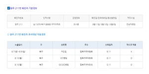 [속보]광주광역시청, #211 확진자 발생 - 50대 남성 용봉동 우미아파트 등 
