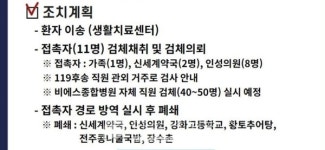 강화군청, 확진자 2명 발생...불은면·양도면-강화고등학교-강화읍 인성의원-신세계약국-비에스종합병원-추어탕집-길상면 영산당구장 등... 