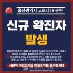 [속보] 울산광역시, 101~107 확진자 7명 추가 발생...95번 확진자 접촉 등 · 북구2-남구2-중구3[코로나19, 2일]