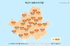 (속보)서울시 신규확진자 204명 발생...광진구 16명, 강남구 14명 등[코로나19, 23일]