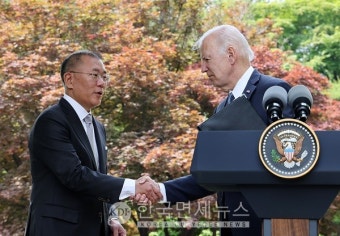 바이든, 현대차 투자 美 미래 산업 목표에 속도낼 것...