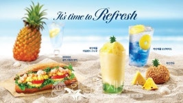 엔제리너스, 파인애플 활용한 반미 샌드위치·음료 4종 출시