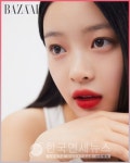 뉴진스 하니 , 유혹의 레드립& 청순한 핑크립 아르마니 립 파워 마뜨와 함께