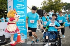 롯데, 2023 슈퍼블루마라톤 성료…장애인∙비장애인 약 8000명 참가