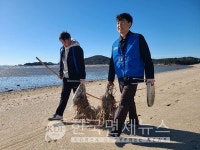 BBQ, 인천 용유해변서 세번째 비치코밍 활동... 올해 1.7톤 쓰레기 수거