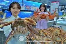 롯데마트, 러시아산 대게 100g당 2995원