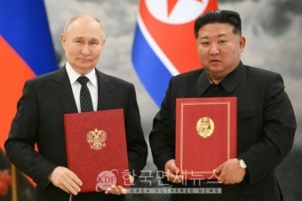 푸틴, 북한군 최전선 파병 사실상 인정...