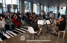 예원학교 학생들, 태광그룹 흥국생명빌딩서 클래식 연주회 개최