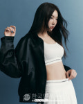 한혜진, 모델 경력 돋보이는 바디라인으로 시스템 '보디스레이어' 화보에