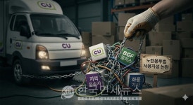CU 물류 대란 일파만파… 4단계 계약 족쇄에 묶인 노사 협상 난항 [KDF 초점] 