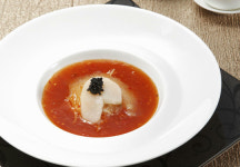 <Chefs Recipe / 여경래 셰프> 삭스핀찜 (龍皇酸辣大排翅) : 산라해물소스를 곁들여 만든 중식요리