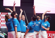 <Billiards News / PBA 팀리그> NH농협카드,  4연승으로 SK렌트카 잡아