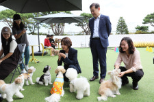 이영 중소벤처기업부 장관, ‘황금녘 동행축제’ 행사차  ㈜반려동물 ‘털로덮인친구들’ 목동점 방문