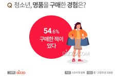 청소년 56.4%, 명품 구매한 적 있다…명품을 구매하는 이유는?