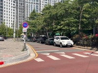 경산 정평역 하늘채 리버파크, 불법 주정차 몸살…사고 위험 우려