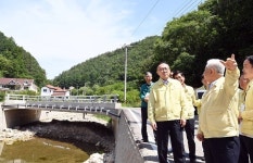 전북 무주·진안 재해복구 현장, 행안부 현장 직접 점검