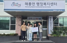 순천 팔마초등학교, 나눔장터 수익금 100만 원 해룡면에 기부