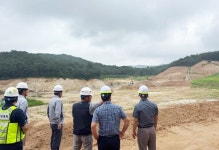 영광군, 식수 전용 저수지 신설사업 현장 점검…공정률 54%