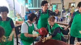 담양군 가사문학면, 사랑의 고추장 담가주기 행사 열려