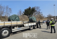 한국도로공사 대전충남본부, 고속도로서 화물차 정비불량 합동단속