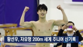 황선우, 자유형 200m 세계 주니어 신기록