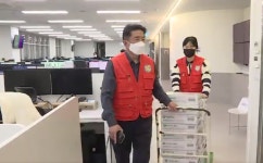 (재)희망천사운동본부, GOODTV에 후원물품 전달