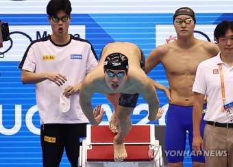 황선우와 황금세대, 계영 800ｍ 7분06초82 한국新…결승 진출
