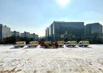 수원중앙침례교회, 1억원 규모의 라면차량 전달