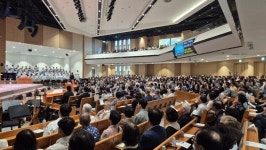 해운대제일교회, 신축예배당 헌당…새 시대·새 비전 향해 나아갈 것
