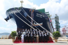 HMM, 1만6000TEU급 컨테이너 6호선 에이치엠엠 라온호 명명식 개최