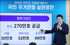 尹 정부 첫 주택공급대책 로드맵 공개...5년간 총 270만호 공급